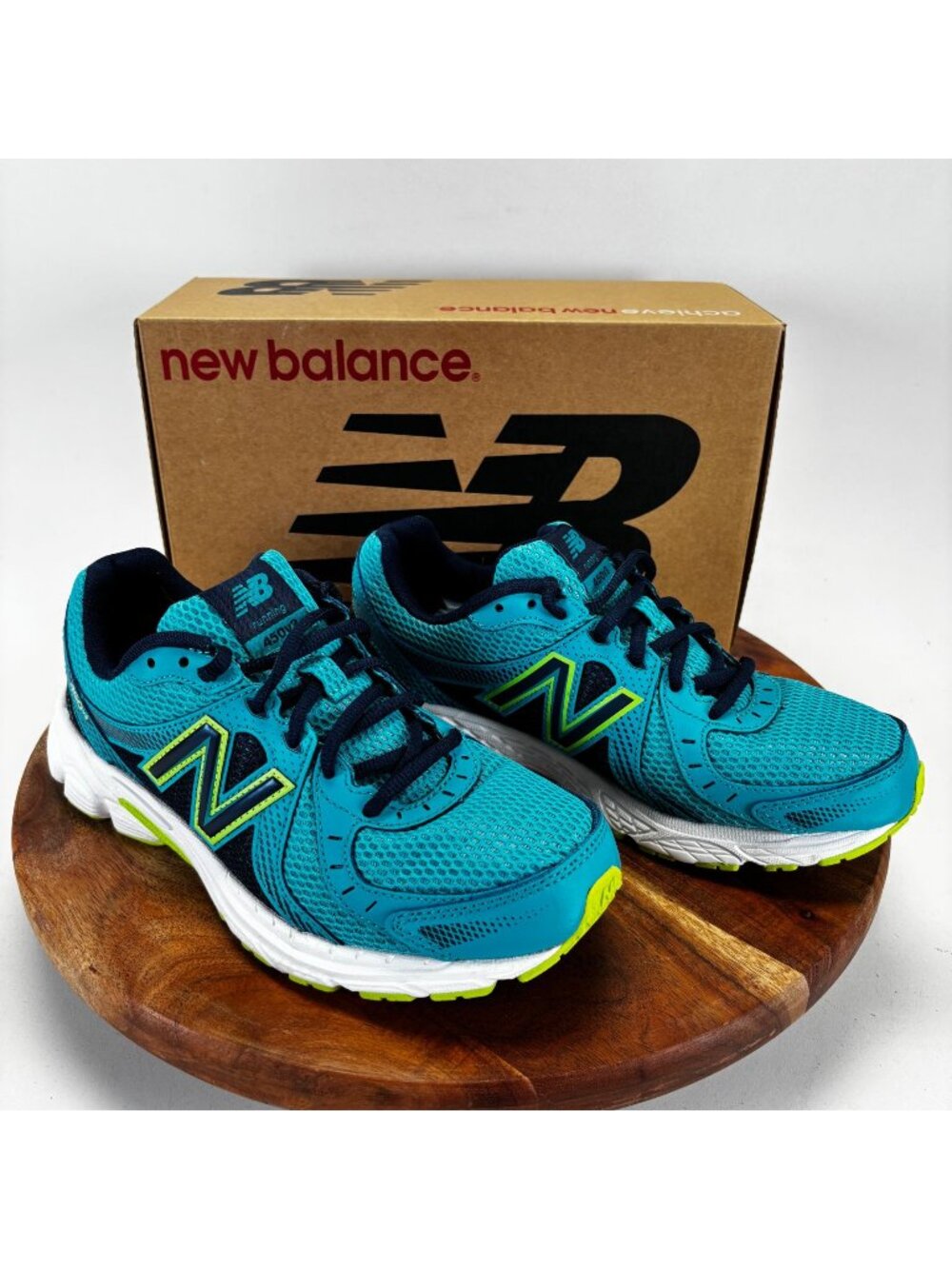 New Balance 450v3 Womens Size 8 Blue White Athletic Running Shoes Sneakers